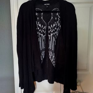 Flowy Open Front Angel Wings Cardigan